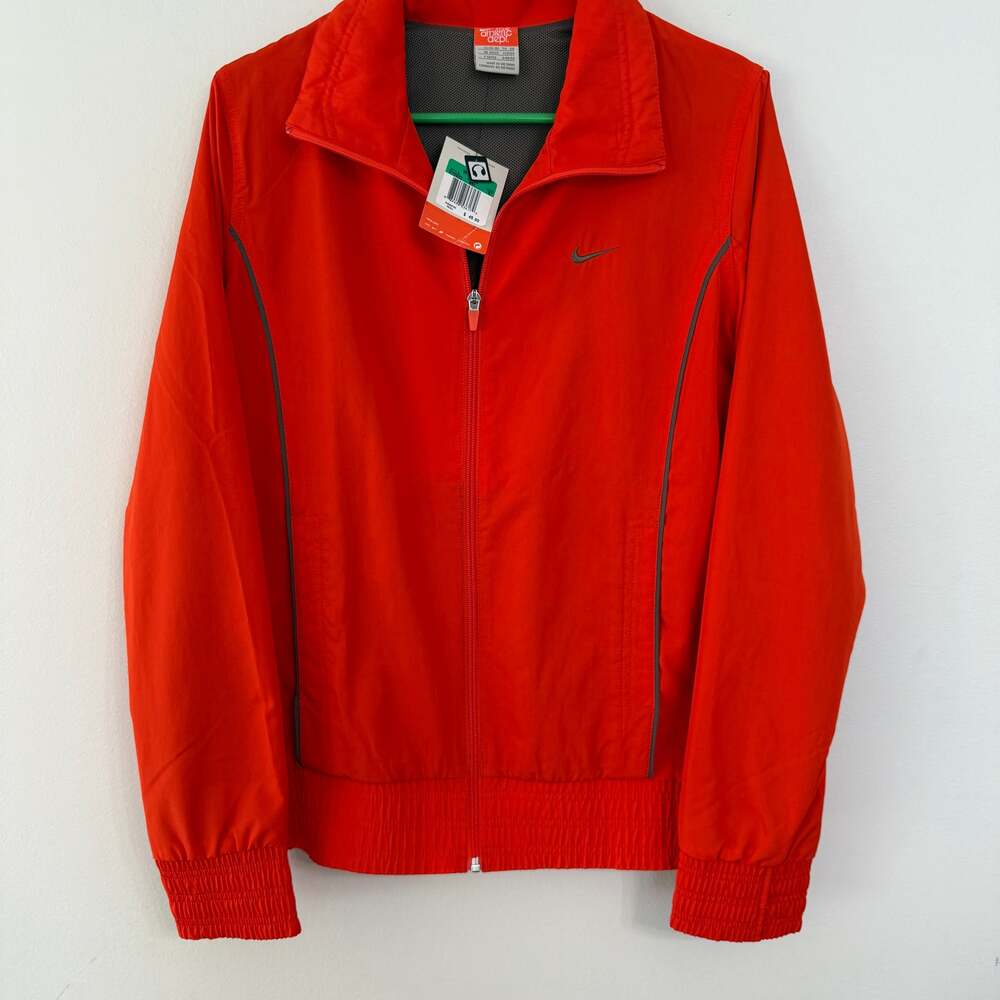 Nike Women’s Orange Full Zip Track‎ Jacket Vintage NWT
